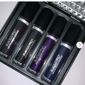 Black matte lipstick set